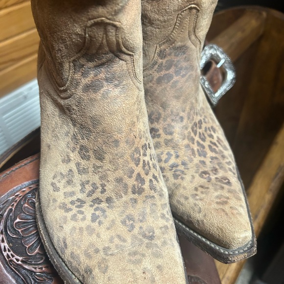 Old Gringo Loepardito Print Cowboy Boots - Picture 8 of 10